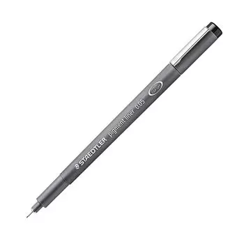 Пигментный лайнер Staedtler (черные чернила)