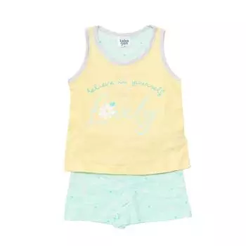 Pijama de verano de tirante ancho 22117075 para Nia 2 AOS жёлтый