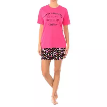 Женская летняя пижама 100% Хлопок KL40000 3XL розовый