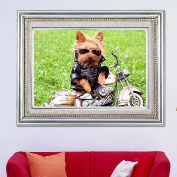 Пикап инструмент DIY животное собака Алмазная вышивка алмазная живопись полный квадратный горный хрусталь 08 30*40 cm