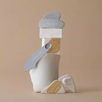 Пикассо, двусторонняя/изогнутая лопаточка для макияжа (выберите 1 из 2 типов), Популярные корейские косметические товары Two-way makeup spatula