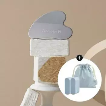 Пиккассо изогнутая лопаточка для макияжа (Губка для пальцев только для OY, 2 шт. + набор в чехле)