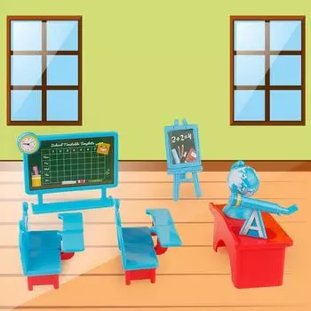 Пикники Сок Кукольный домик Мебель Кукольный домик Аксессуары Стул Стол Набор Миниатюры Мебель E