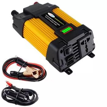 Пиковая мощность 6000 Вт 12 В постоянного тока в 110 В 220 В переменного тока Автомобильный инвертор мощности Комплект солнечного преобразователя