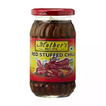 Пикуль с красным Чили (400 г), Stuffed Red Chili Pickle, Mother s Recipe