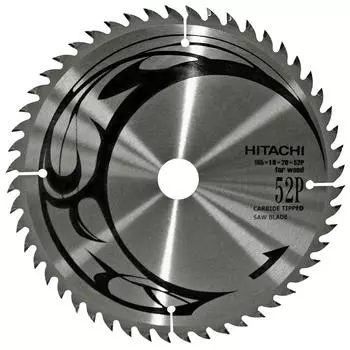 Пила для резки древесины HiKOKI диаметр 165 мм 52 лезвия 0032-9393