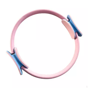 Пилатес Кольцо Круг для женщин Новичок Упражнение на бедра Тренировка с сопротивлением Силовая тренировка в помещении розовый