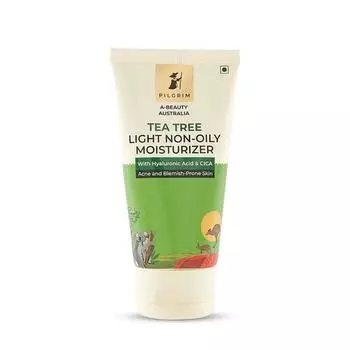 Pilgrim Australian Tea Tree увлажняющий крем без масла для лица для жирной и склонной к акне кожи, увлажняющий крем для лица для женщин и мужчин | 80 г