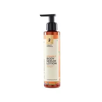 Pilgrim Australian Vitamin C Body Serum Lotion для сухой кожи с Kakadu Plum & Lime Pearl™ | Осветляет темные пятна | Для женщин и мужчин | 150 мл