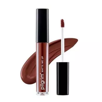 Pilgrim Liquid Matte Lipstick - Bossy Brown | Помада для женщин с гиалуроновой кислотой | Стойкая и не высушивающая, с увлажняющими ингредиентами 3 г