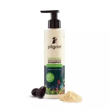 Pilgrim Patu & Keratin Hair SMOOTHENING SHAMPOO для сухих волос | Шампунь без парабенов для женщин и мужчин | Шампунь для разглаживания волос | 200 мл