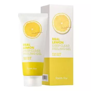 Пилинг-гель Farm Stay Real Lemon Deep Clear 100 мл, 1 шт.