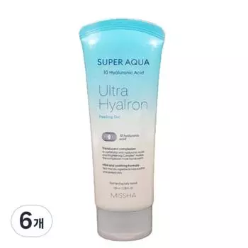 Пилинг-гель Missha Super Aqua Ultra Hyalon, 100 мл, 6 шт.