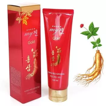 Пилинг-гель MyJin Red Ginseng 130 мл (пилинг лица, управление кожным салом, удаление отходов), 1 единица
