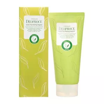Пилинг-скатка с экстрактом зелёного чая DEOPROCE PREMIUM GREEN TEA PEELING VEGETAL 170г