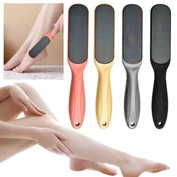 Пилка для ног Nanoglass для удаления мозолей, двухсторонняя шлифовальная машина для гладких ног, влажная/сухая розового золота