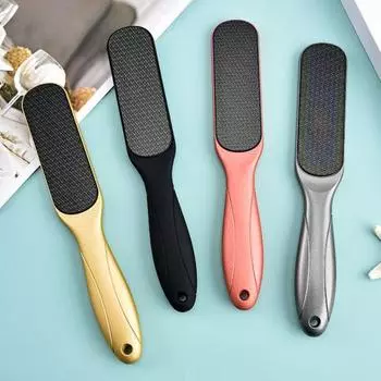 Пилка для ног Nanoglass для удаления мозолей, двухсторонняя шлифовальная машинка для гладких стоп, влажный/сухой педикюр серый