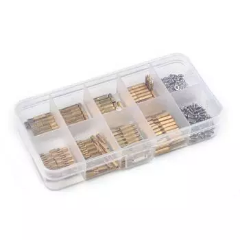 Pillar Fastener Tool Spacer Kit Stand Off Kit Threaded Pillar Spacer Bolt Screws Nuts Copper Pillar