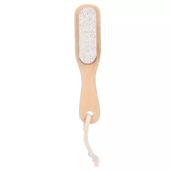 Пилочка для ног, омертвевшая кожа, удаление мозолей, пемза, инструмент для педикюра ног с деревянной ручкой