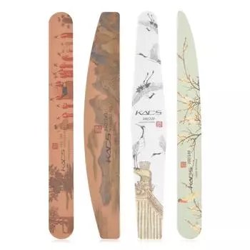 Пилочка для ногтей и буфер в восточном стиле полумесяц, двухсторонняя наждачная бумага, шлифовальный гель для ногтей, инструмент для маникюра