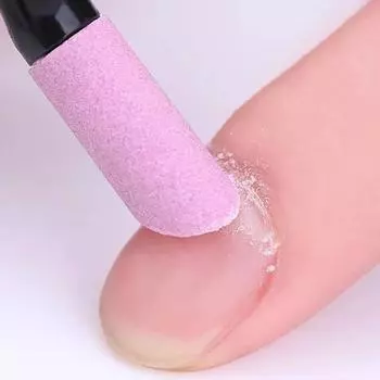 Пилочка для ногтей, каменный толкатель для кутикулы, шлифовальные палочки для ногтей, ручка для удаления кутикулы, триммер, буфер, маникюрные инструменты чёрный