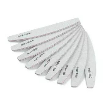 Пилочки для ногтей PHOENIXY, маникюрные инструменты, серая пилочка для ногтей, акриловый гель, зернистость, уход за ногтями, шлифовальный буфер