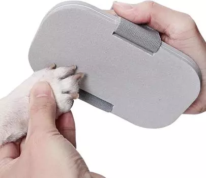 Пилочки для ногтей собак, инструменты для ухода за собаками, съемные шлифовальные машинки для домашних животных, скребки для ногтей One Size серый