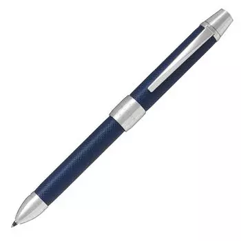Pilot 2+1 Ridge Leather Blue BTHR-3SL-L Многофункциональная шариковая ручка 2 цвета 0,7 мм + Шариковая ручка Sharp 0,5 мм