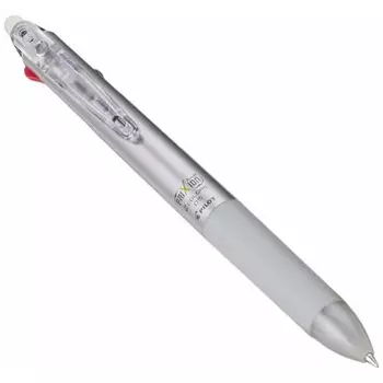 Pilot 2-color ballpoint pen that disappears when rubbed Frixion Ball 2 0.5 Silver LKFB40EFS