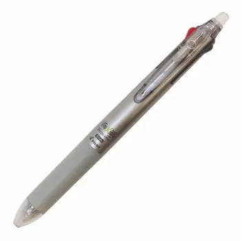 Pilot 3-color ballpoint pen Frixion Ball 3 Slim 0.5mm Dark Silver LKFBS60EF-DS