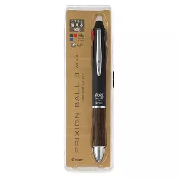 PILOT Ballpoint Pen Frixion Ball 3 Wood Dark Brown LKFB2SEFDBN 0.5mm темно-коричневого