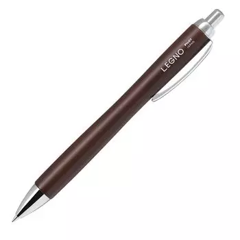 Pilot Ballpoint Pen Legno Dark Brown Body (BLE-1SK-DBN) size 138x12mm/0.7mm/Knock type/20g коричневый