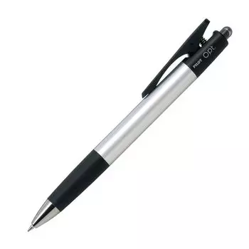 Pilot ballpoint pen opt ink 10 pieces BOP200F10MT oil-based 0.7 metal/black