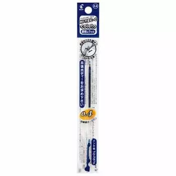Pilot Ballpoint Pen Refill Multi-Function Pen High Tech C Collection Refill 0.4 Blue Black 10 Pieces LHKRF100C4BB