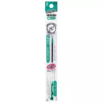 Pilot Ballpoint Pen Refill Multi-Function Pen High Tech C Collection Refill 0.5 Green 10 Pieces LHKRF100C5G