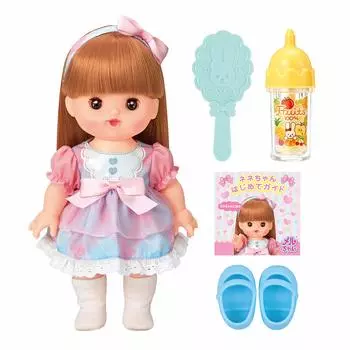 Pilot Corporation Doll Set Ome Pachikuri Длинные волосы Mel-chan Nene-chan