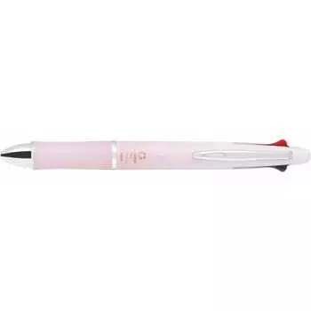 PILOT Doctor Grip 4+1 0,3 мм супертонкая шариковая ручка + острый стержень 0,3 мм (бледно-кораллово-розовый)