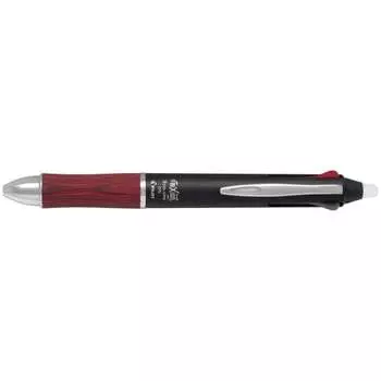 Pilot Erasable 3 Color Ballpoint Pen Frixion Ball 3 Wood 0.5 Deep Red LKFB-2SEF-DR