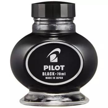 Pilot fountain pen ink INK-70-B 70ml black