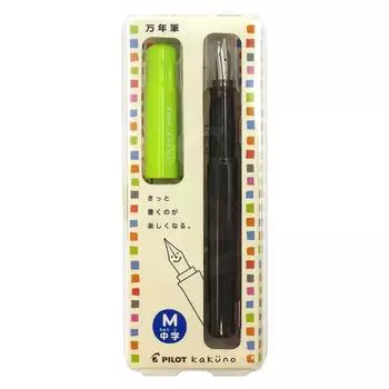 Pilot Fountain Pen Kakuno M Light Green FKA1SRLGM