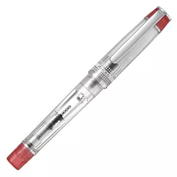 PILOT Fountain Pen Mannenhitsu Prera Toumei CON TRF Transparent Red FPRN350RTRF