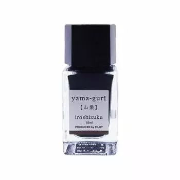 PILOT fountain pen water-based ink color drop/iroshizuku mini bottle 15ml [Yamakuri] INK15YG