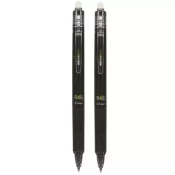 Pilot Friction Ball Knock 0.5mm Black LFBK-23EF-B x 2 Set