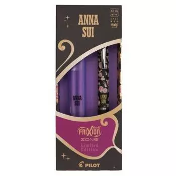 PILOT Friction Ball Knock Zone ANNA SUI Gift Set [Rose Black] Cute