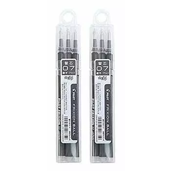 Pilot Friction Ball Refill Fine Point 0.7mm Black LFBKRF30F3B x 2 Set of 2