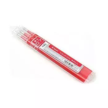 Pilot Friction Ball Refill LFBKRF0.7mm Red/Set of 3 x 3 Pack LFBKRF30F3Rx3