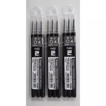 Pilot Friction Point Knock 04 Специальный сменный блок 3 шт. Черный LFPKRF30S43B x 3 Набор из 3 шт.