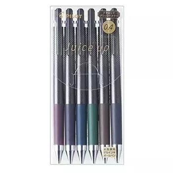 Pilot Gel Ballpoint Pen Juice Up 0.4 Classic Glossy Color 6 Colors LJP120S46CCG