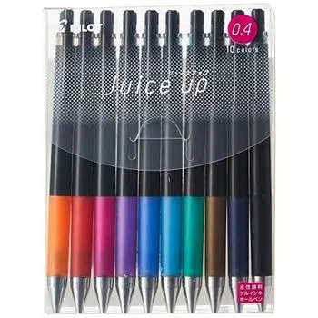PILOT Gel Ballpoint Pen Juice Up 0.4 10 colors LJP200S4-10C