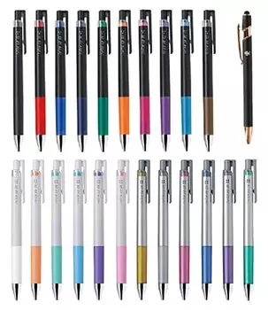 Pilot Juice up 04 выдвижная гелевая ручка 0,4 мм ультратонкий кончик 22 цвета набор (LJP200S4-10C, LJP120S4-6CP, LJP120S4-6CM) С оригинальным стилусом Ballpoi